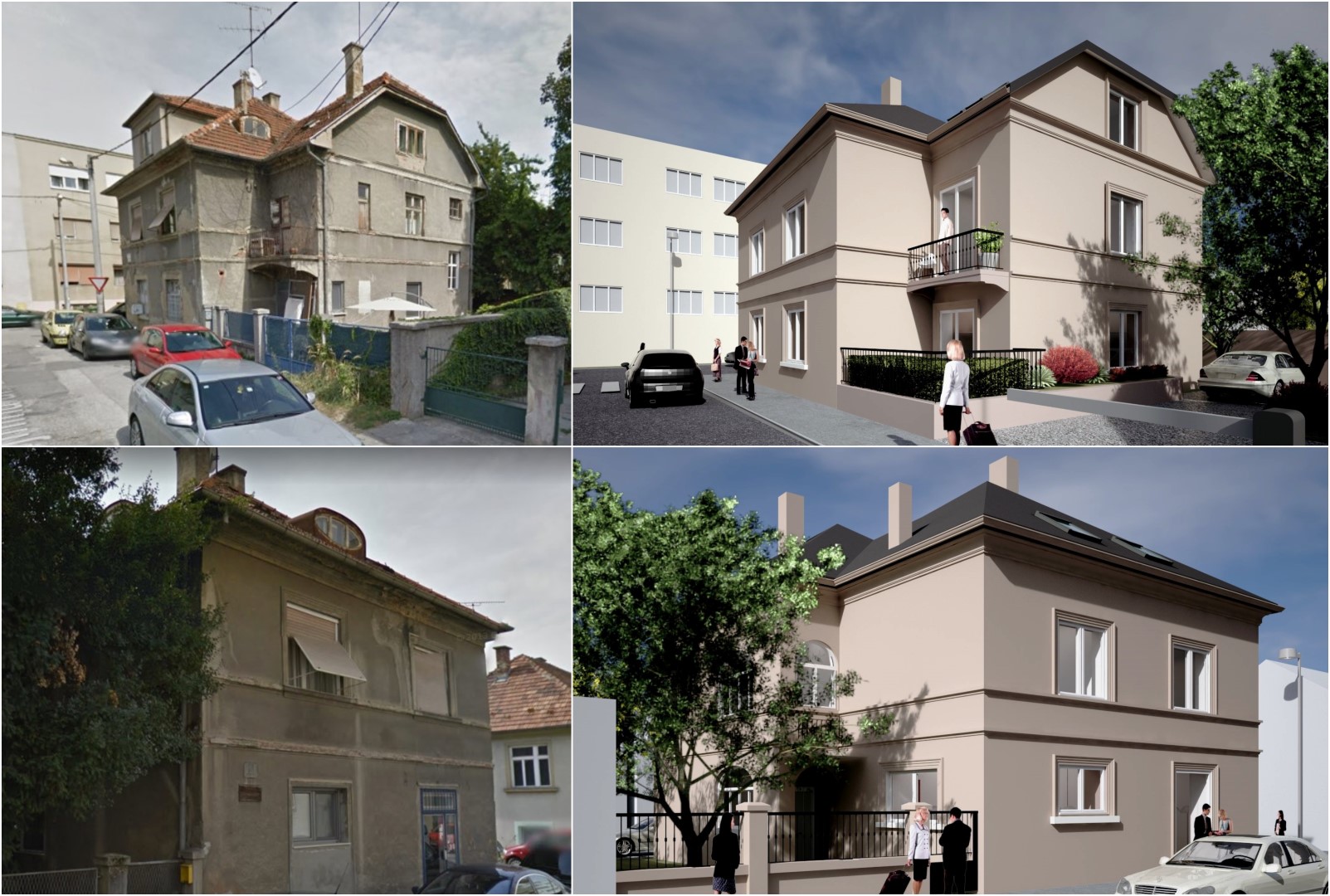 Zgrada prije i poslije