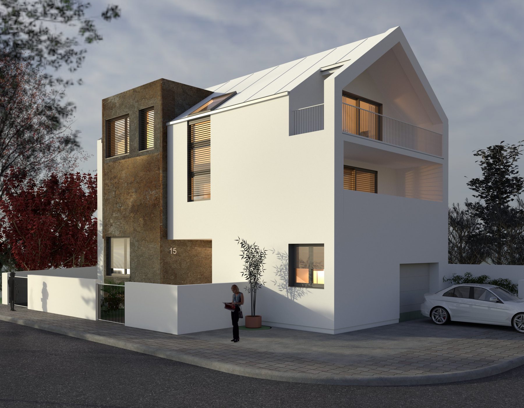 3D prikaz obiteljske kuće u Rudešu