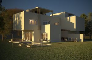 3D vizualizacija kuće za odmor u Ližnjanu